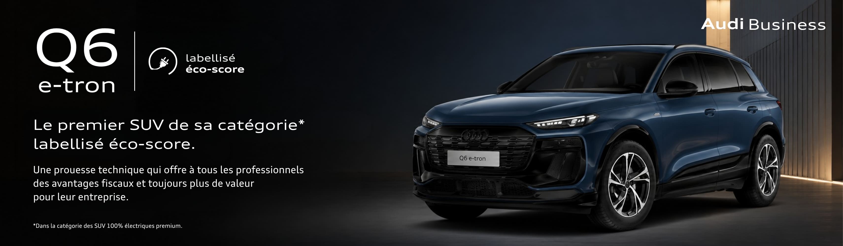 Découvrez l'aud Q6 e-tron